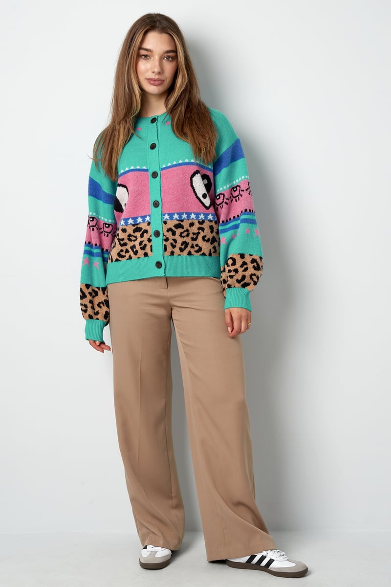 Dreamy Days vest - roze blauw