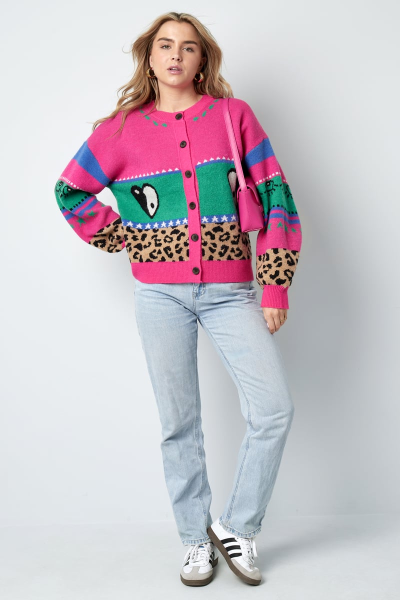 Dreamy Days vest - roze blauw