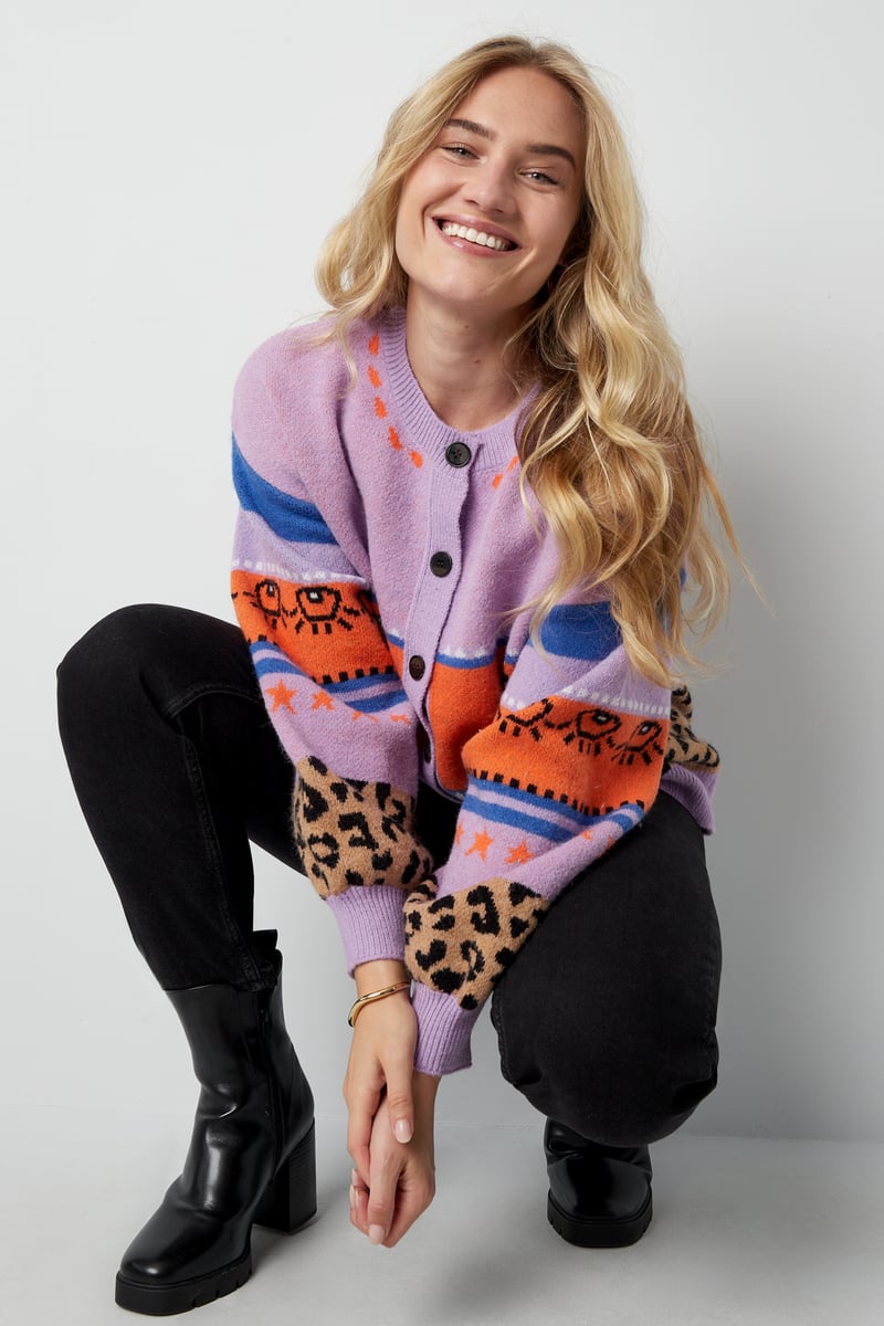 Dreamy Days vest - roze blauw