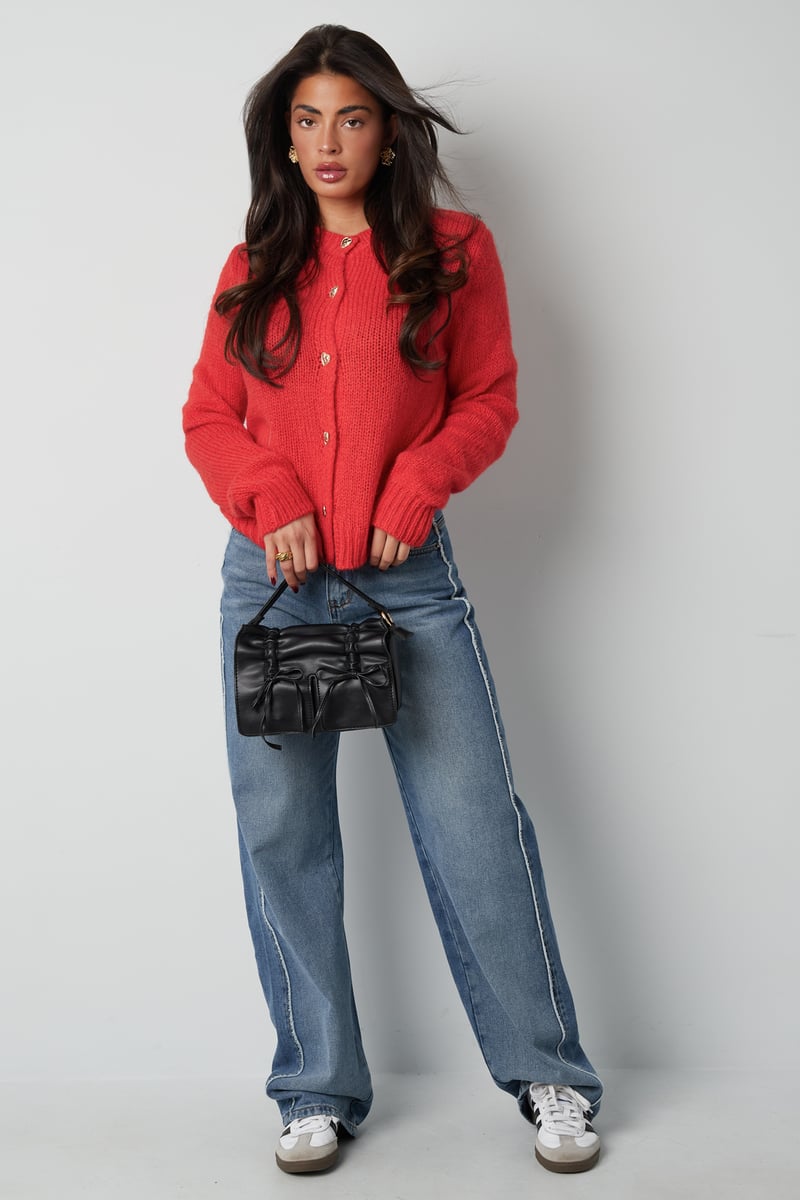 Knitted Love Cardigan - grijs