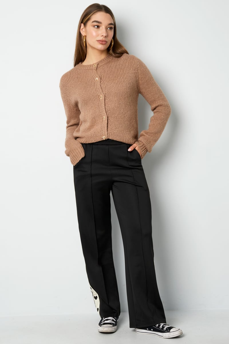 Knitted Love Cardigan - grijs