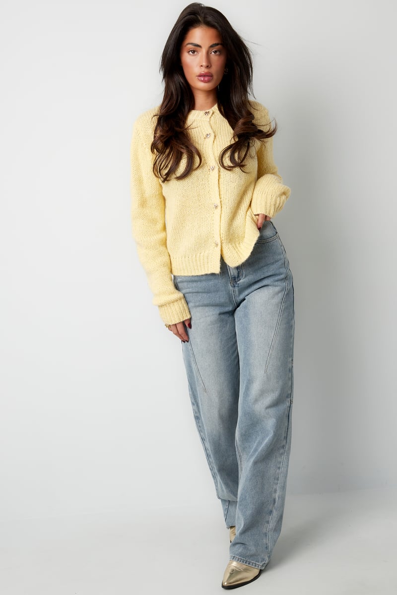 Knitted Love Cardigan - grijs