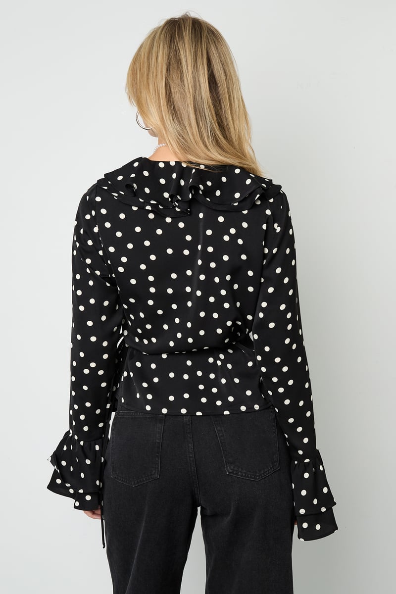 Blouse met stippen