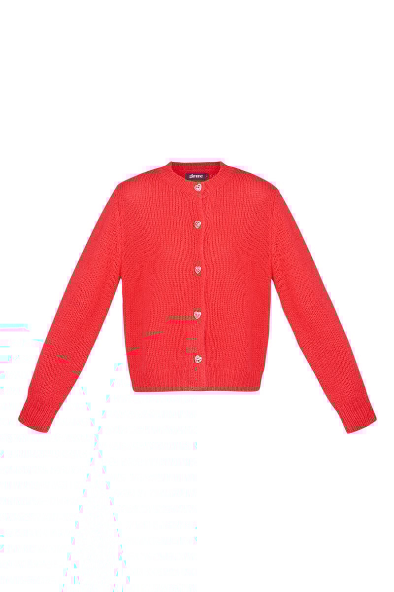 Knitted Love Cardigan - grijs