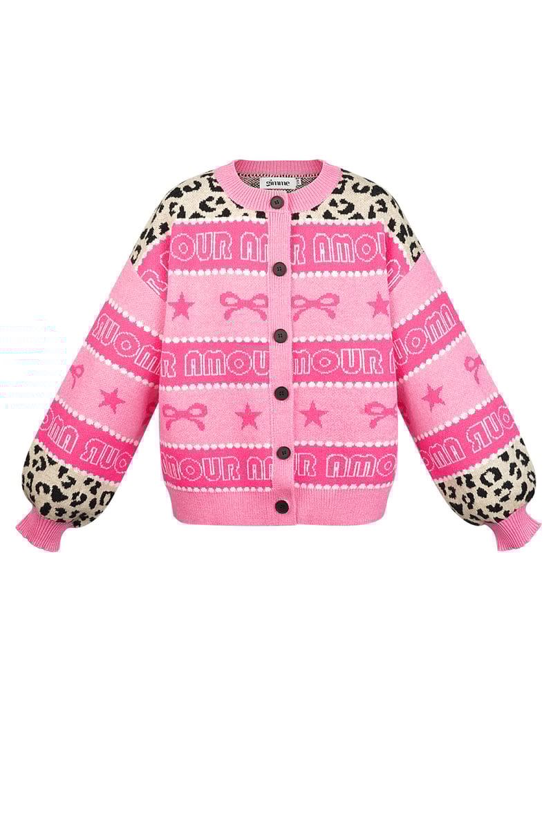 Vest amour baby - Roze