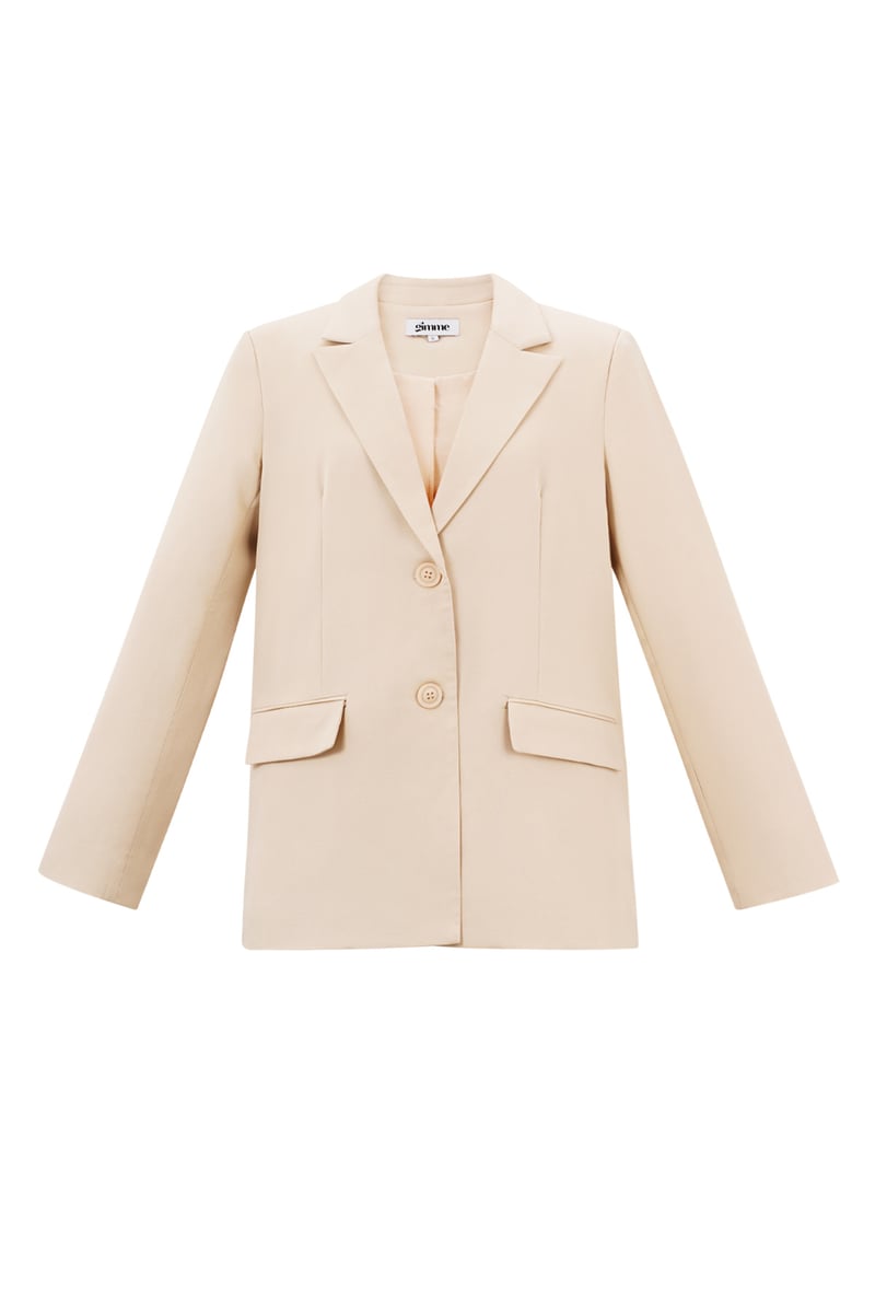 Blazer met strik - Zwart