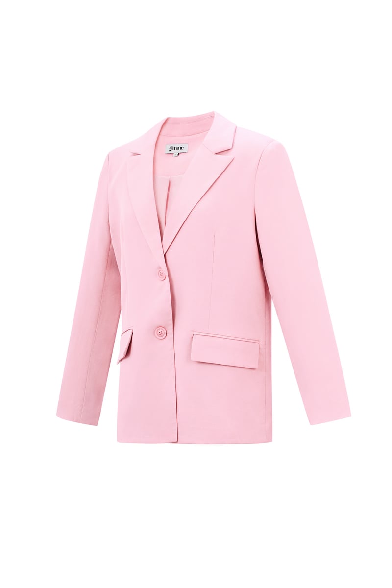 Blazer met strik - Zwart