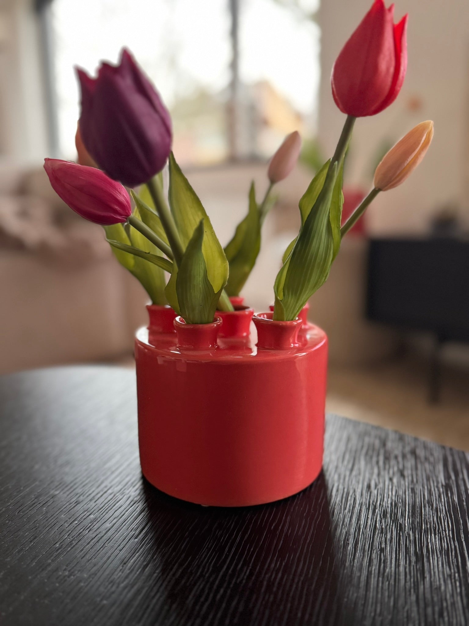 Tulpenvaas klein roze