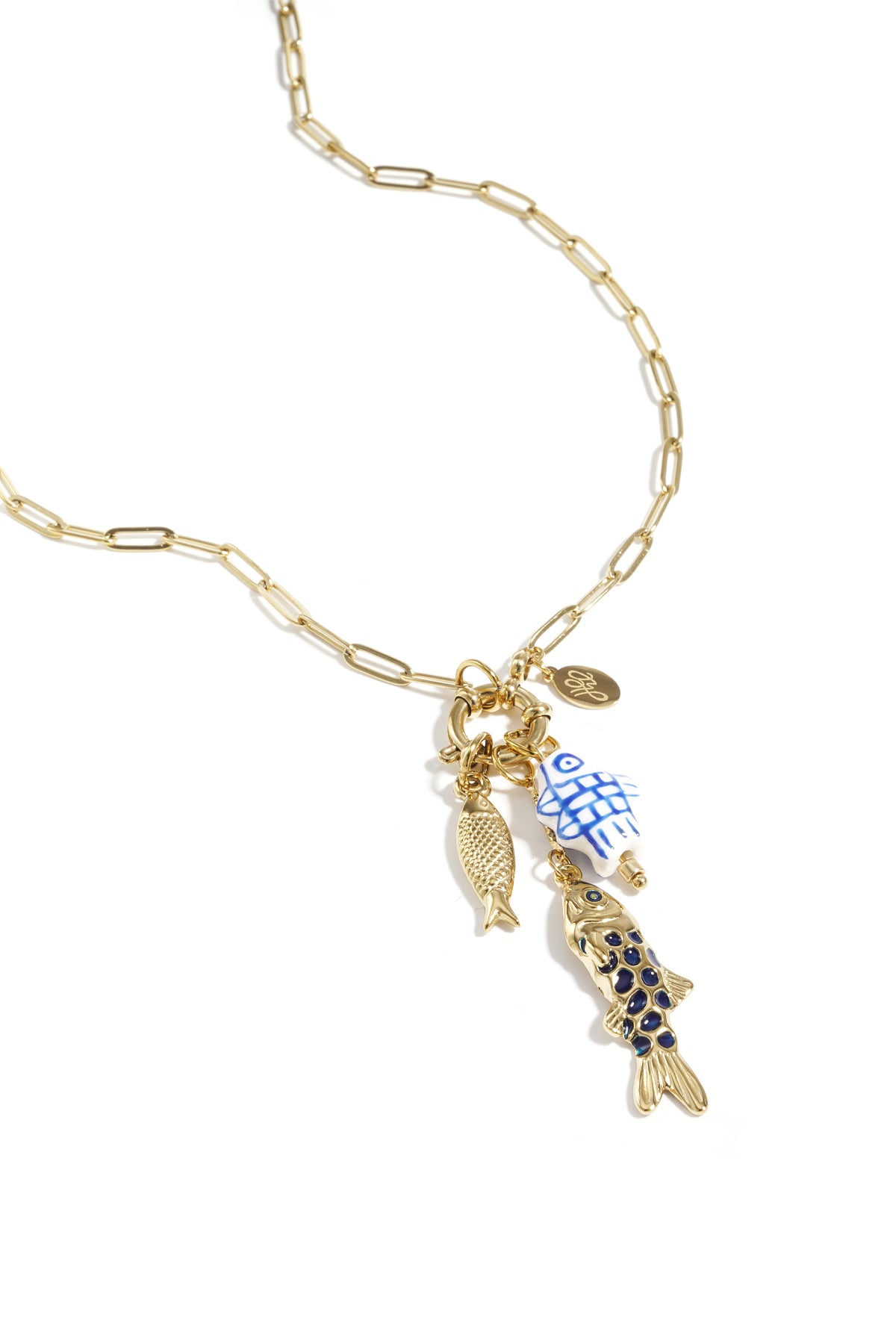 Ketting met vis hangers 