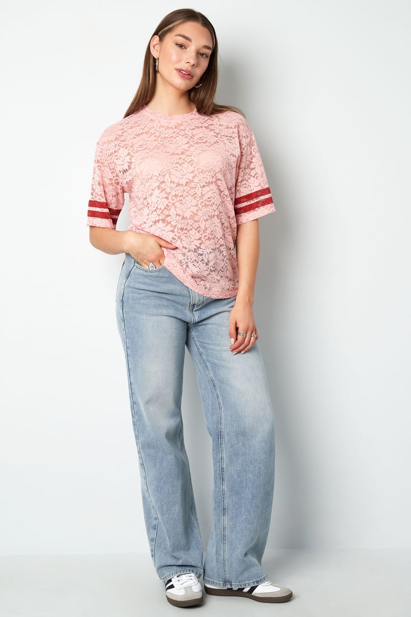 Kant Amerikaanse T-shirts - Wit